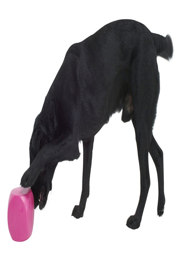 Kruuse Buster Cube Dog Toy – Large, Cherry – Interactive Treat Dispensing Puzzle Feeder for Dogs – Durable, Mentally Stimulating Enrichment Toy for Slower Eating & Boredom Reduction - Image 2